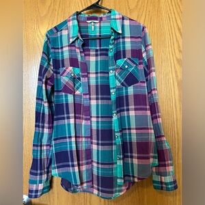 Colorful Plaid Kids Shirt